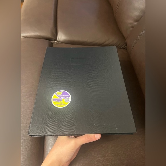 Blueline MiracleBind Notebook, Black, Lizard-Like, Hard Cover new - Picture 4 of 16